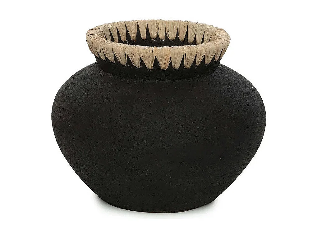 De Styly Vaas - Zwart Naturel - S