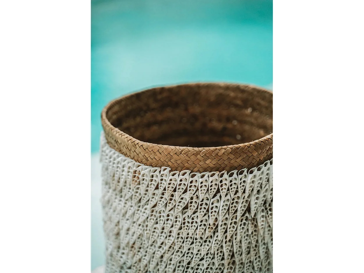 De Pandan Mand #2 - Naturel Wit
