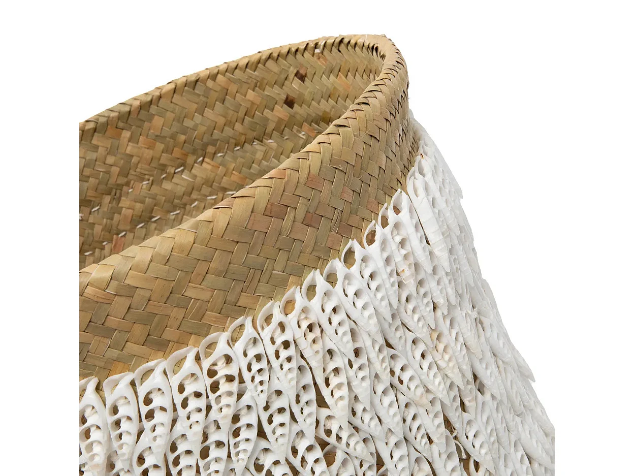 De Pandan Mand #2 - Naturel Wit