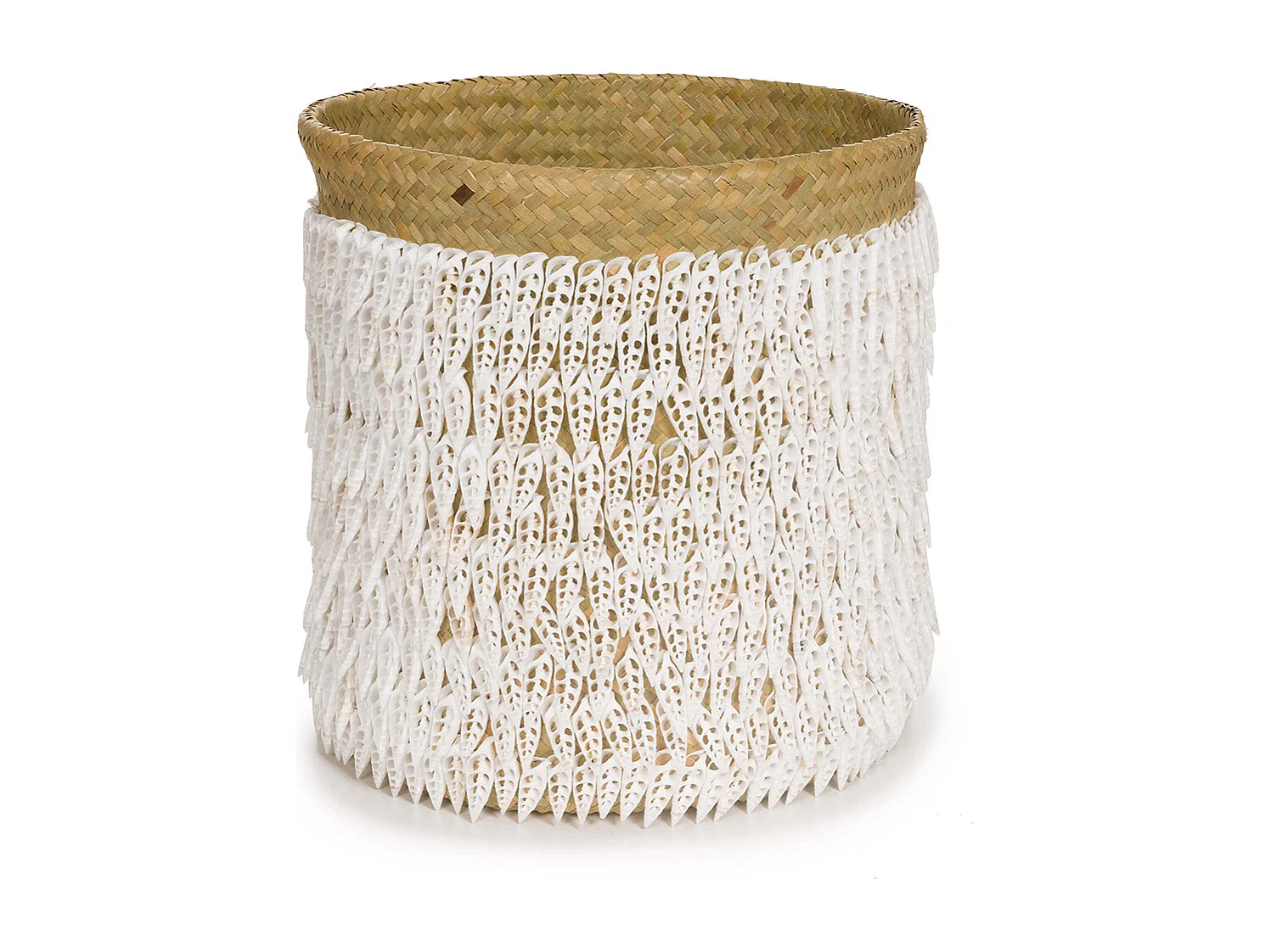 De Pandan Mand #2 - Naturel Wit