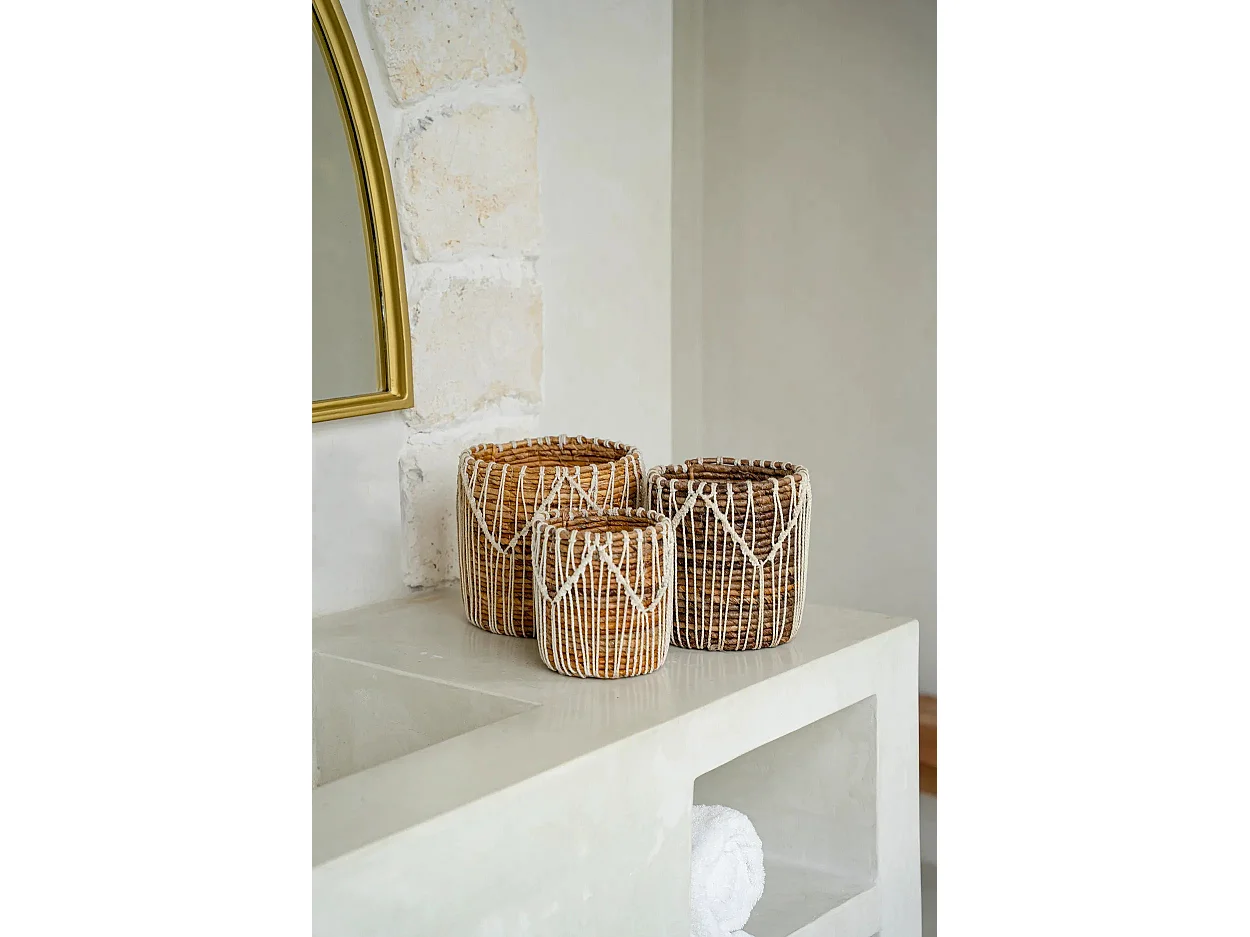 Le Panier Macra-mazing - Naturel Blanc - L