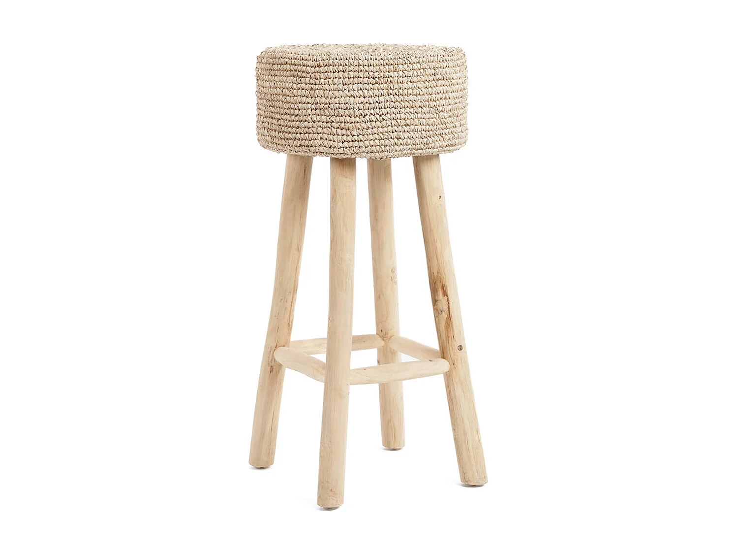 Le Tabouret De Bar En Raffia