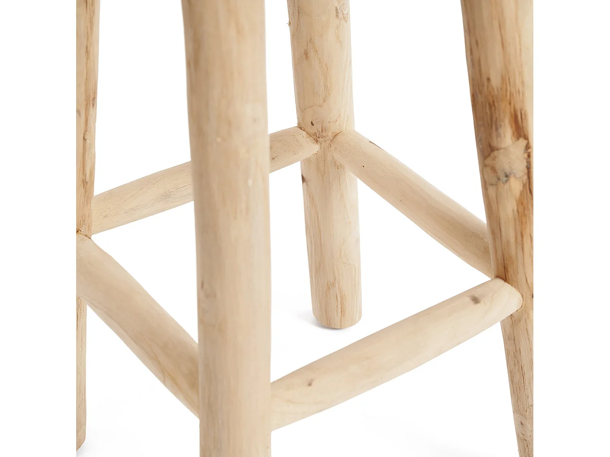 Le Tabouret De Bar En Raffia