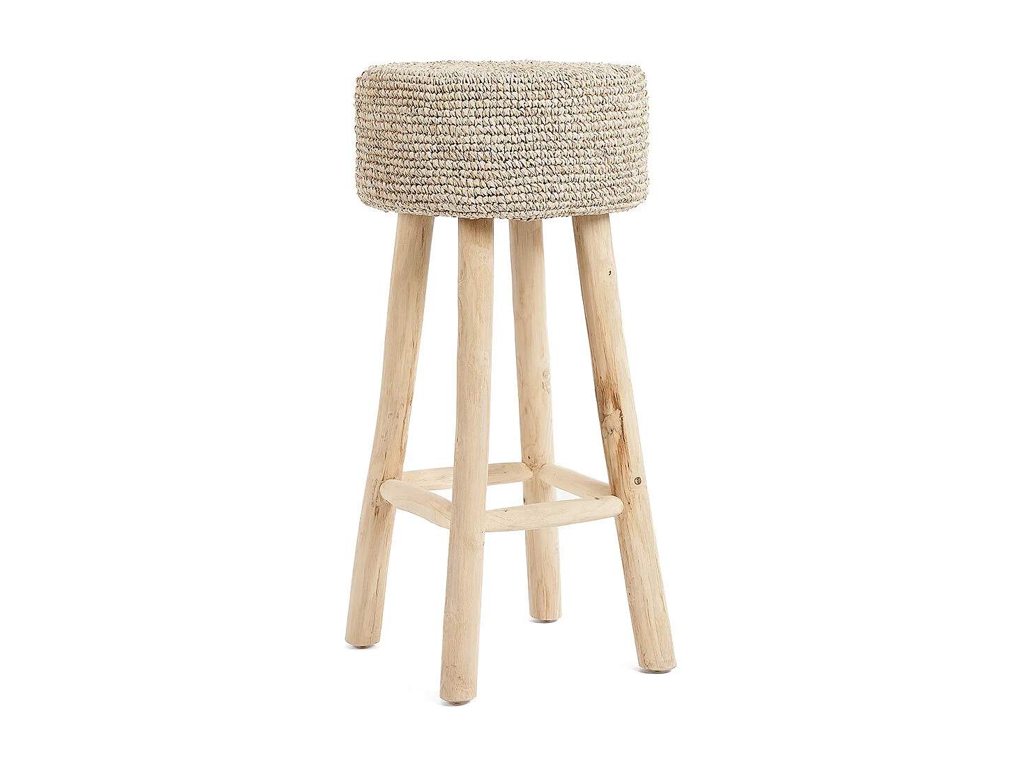The Raffia Bar Stool