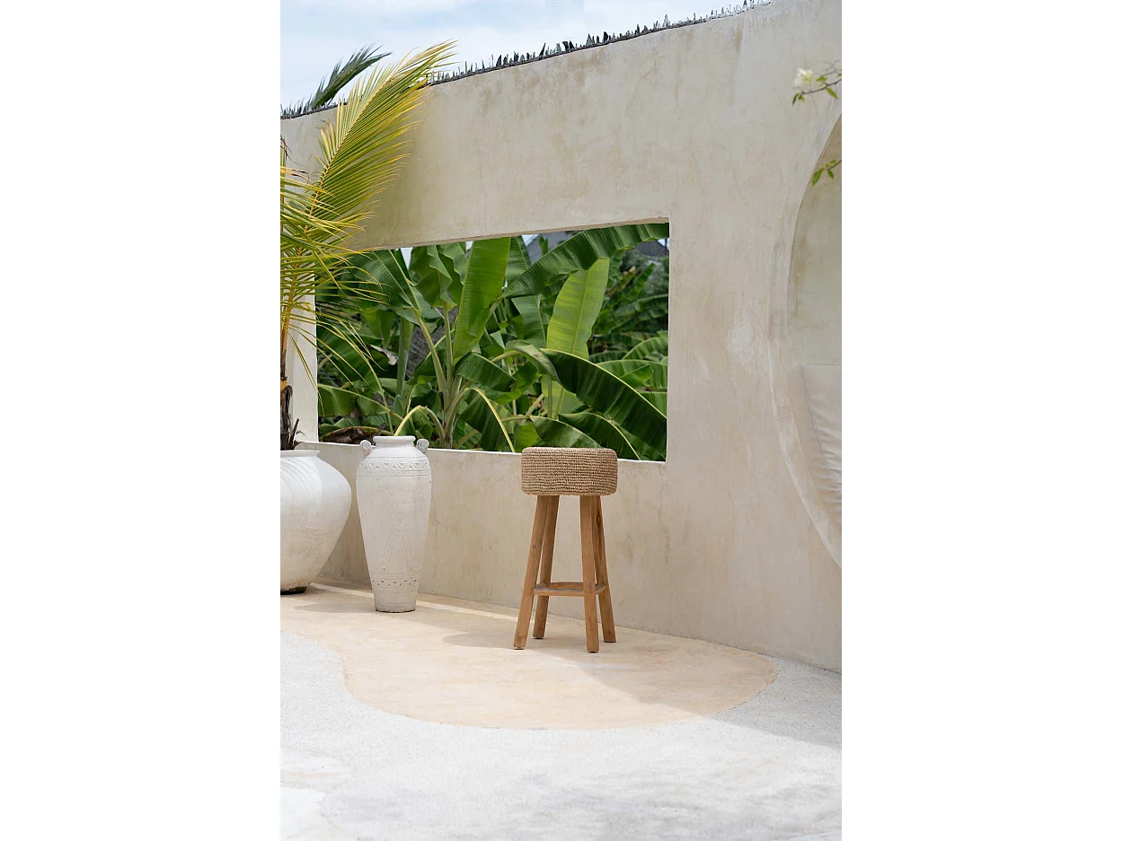 The Raffia Bar Stool