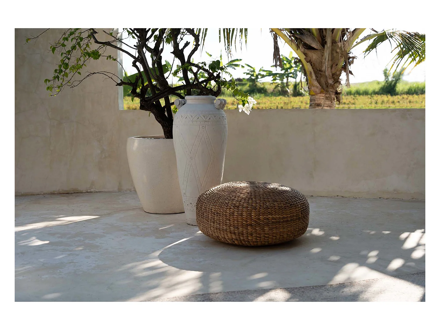 Le Pouf Jacinthe - Naturel - M