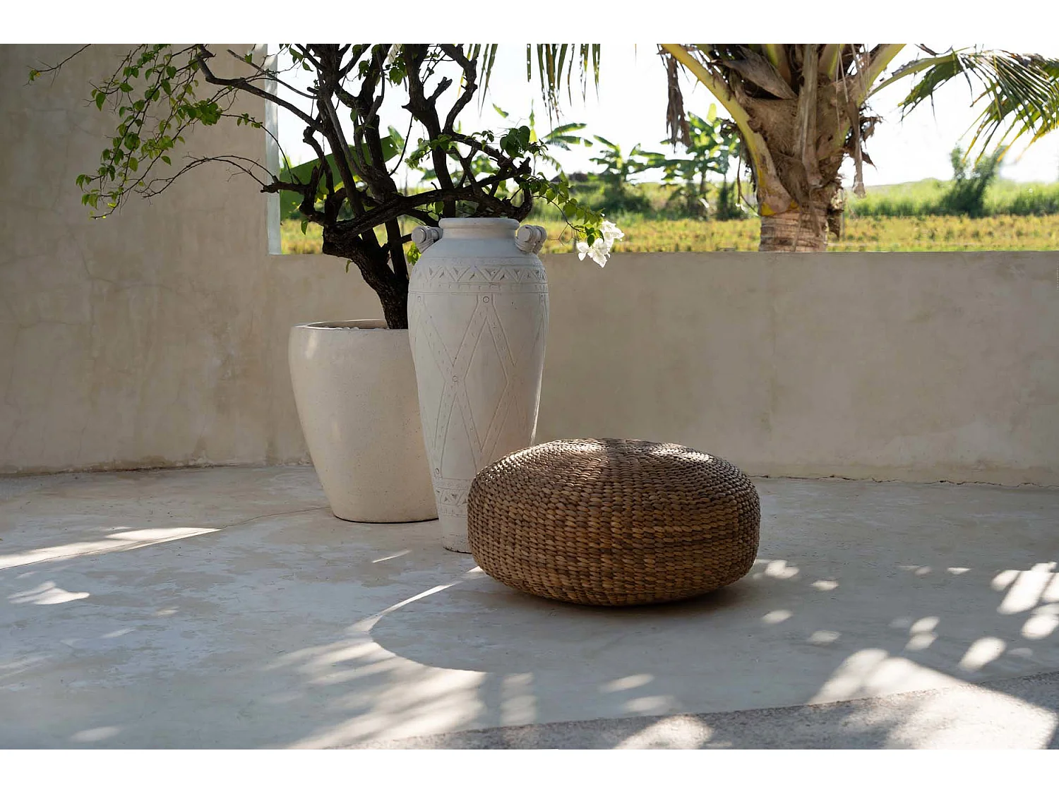 Le Pouf Jacinthe - Naturel - M