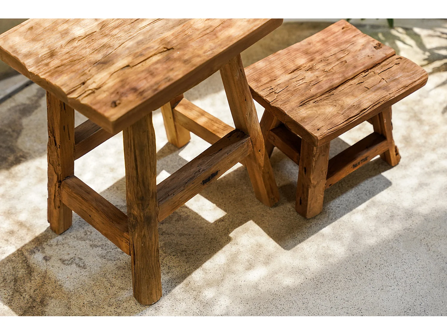 Le Tabouret Yoke - Naturel - S