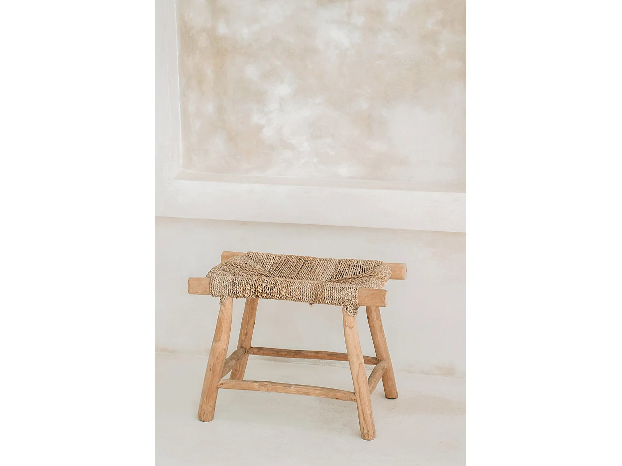 Der Porto Seegras Hocker - Natur - M