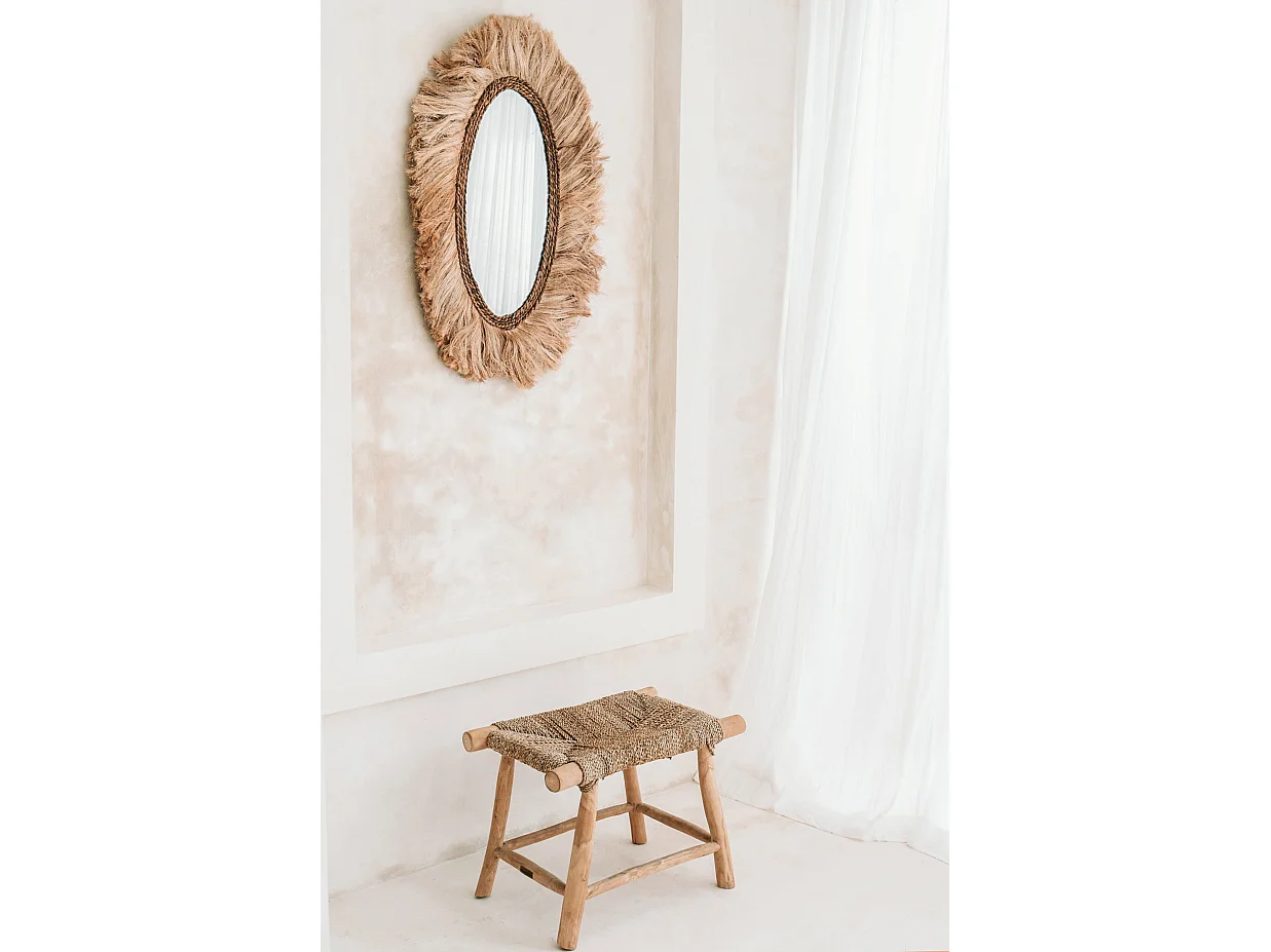 Der Porto Seegras Hocker - Natur - M