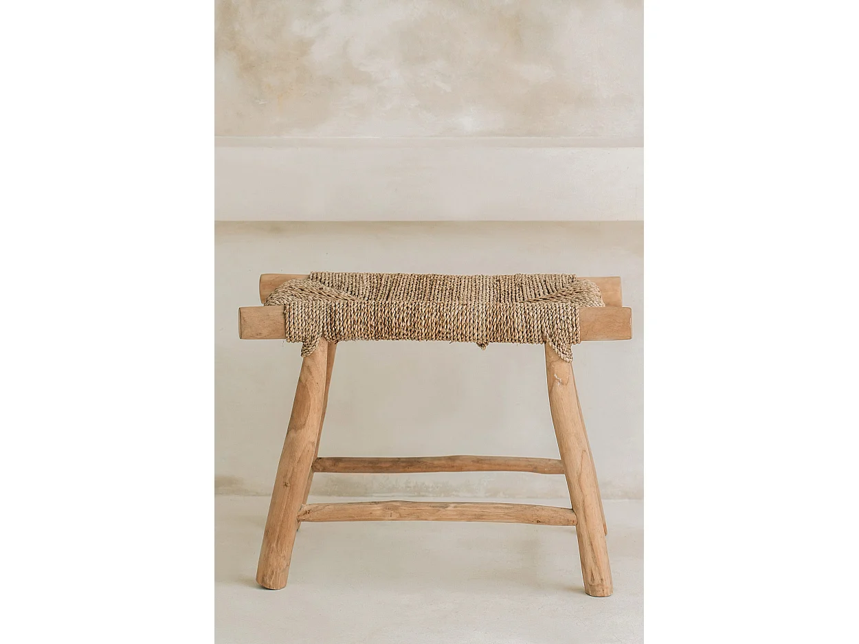 Der Porto Seegras Hocker - Natur - M