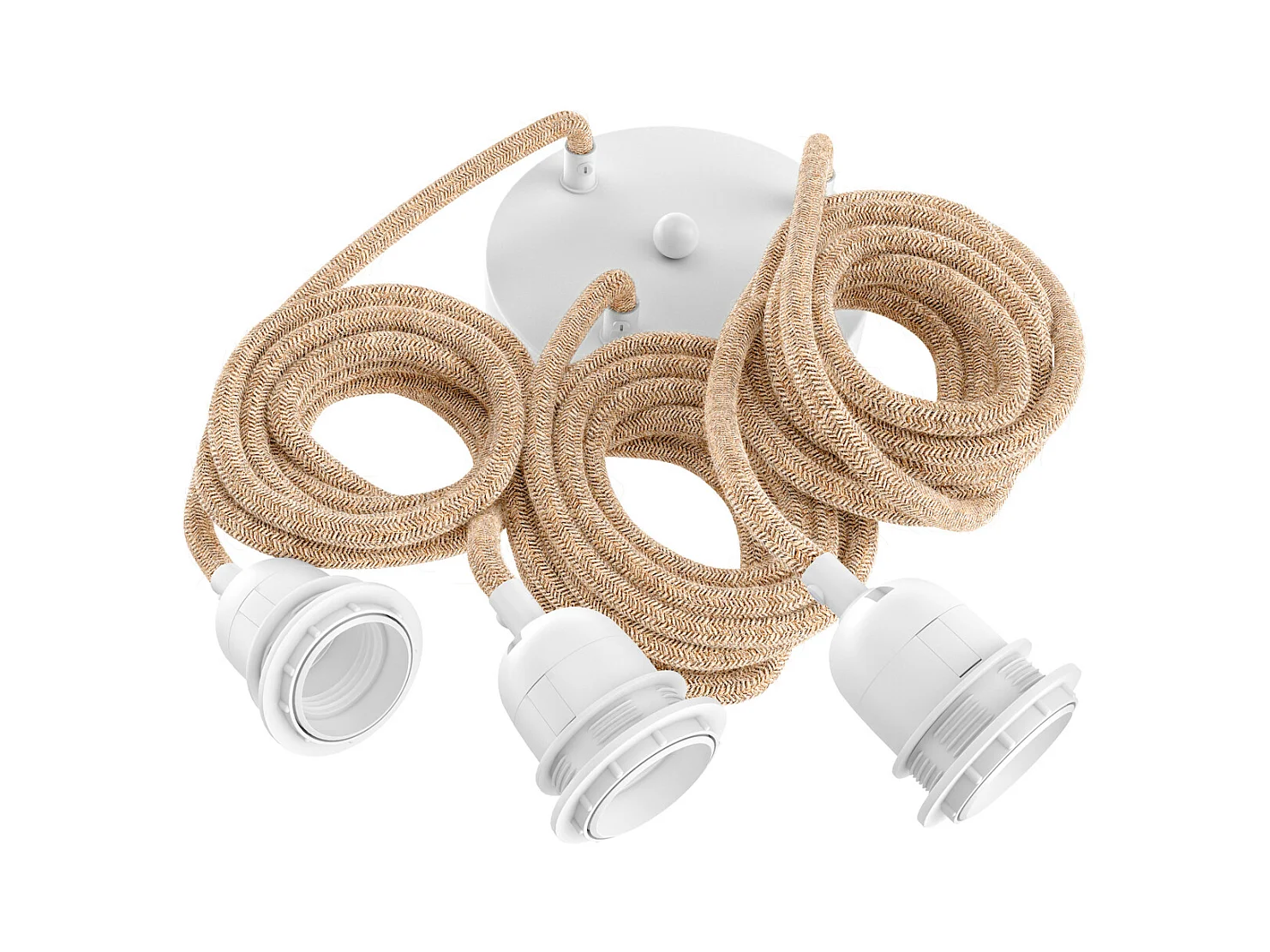 Lampes à Poser Au Plafond - Blanc Naturel - 3 Fixations