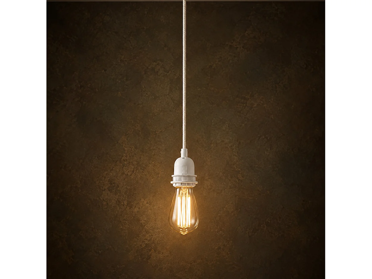 Douille de Plafond - Blanc - 1 Pièce