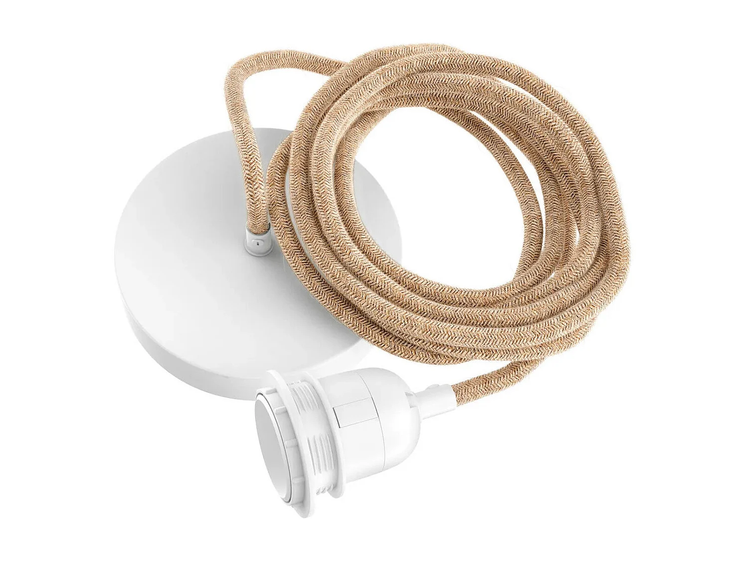 Lampfitting voor Plafond - Naturel Wit - 1 Fitting