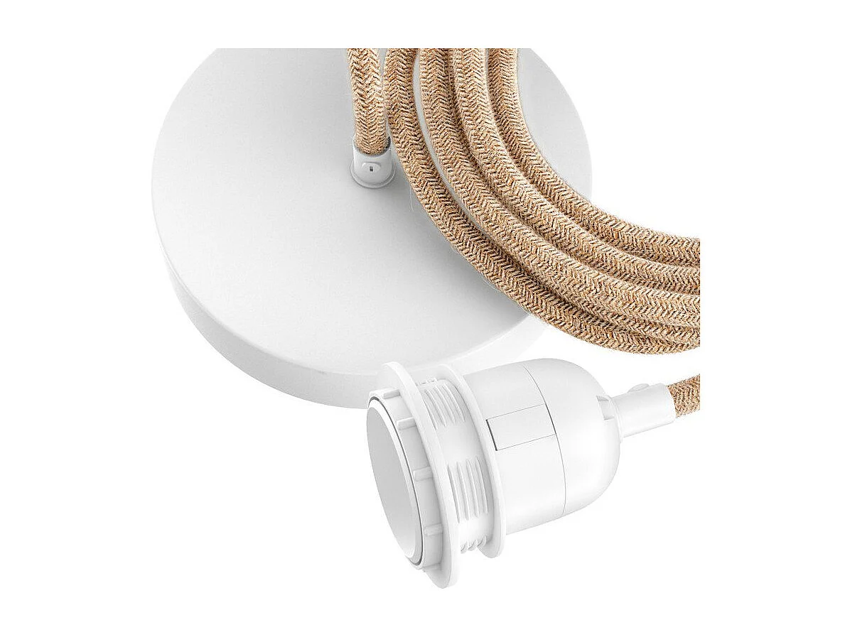 Lampfitting voor Plafond - Naturel Wit - 1 Fitting