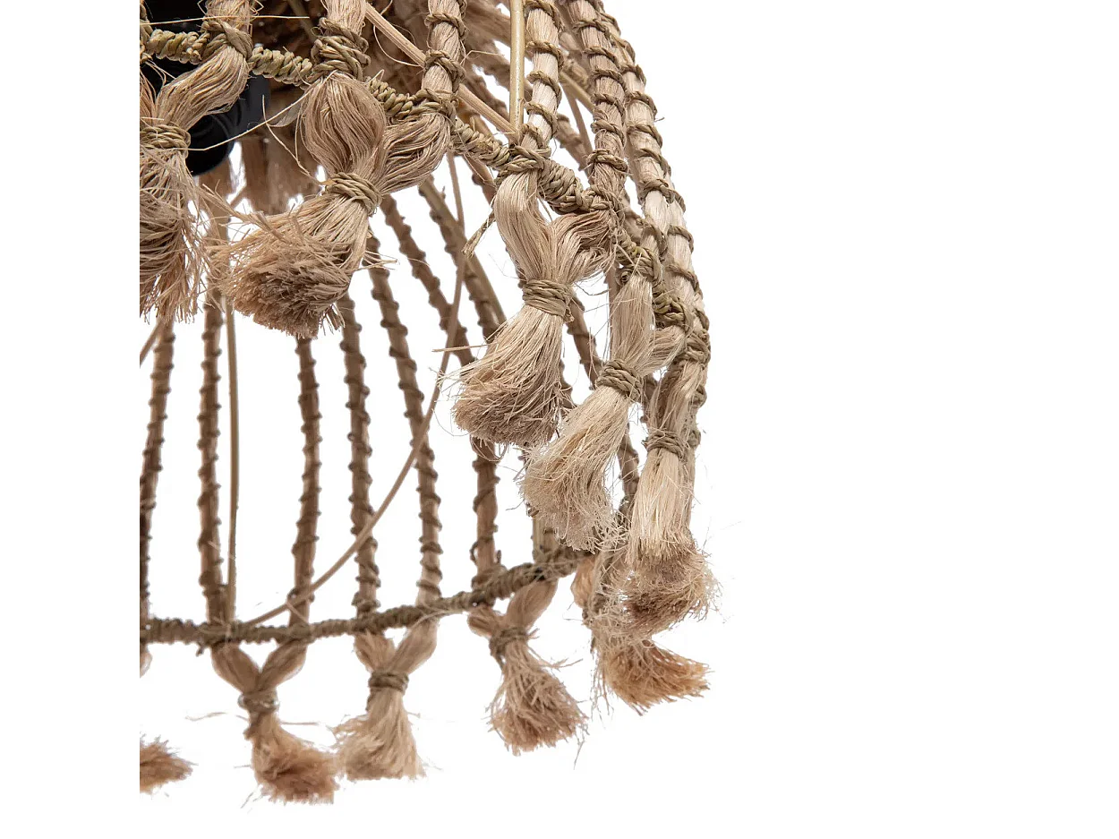 De Abaca Tassel Hanglamp - Naturel - S
