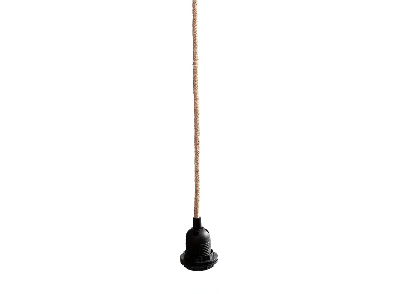 Douille de Plafond - Naturel Noir - 1 Pièce