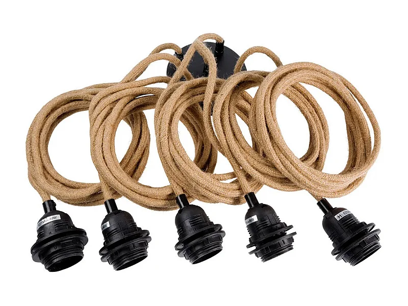 Lampfitting Voor Plafond - Naturel - 5 Fittingen