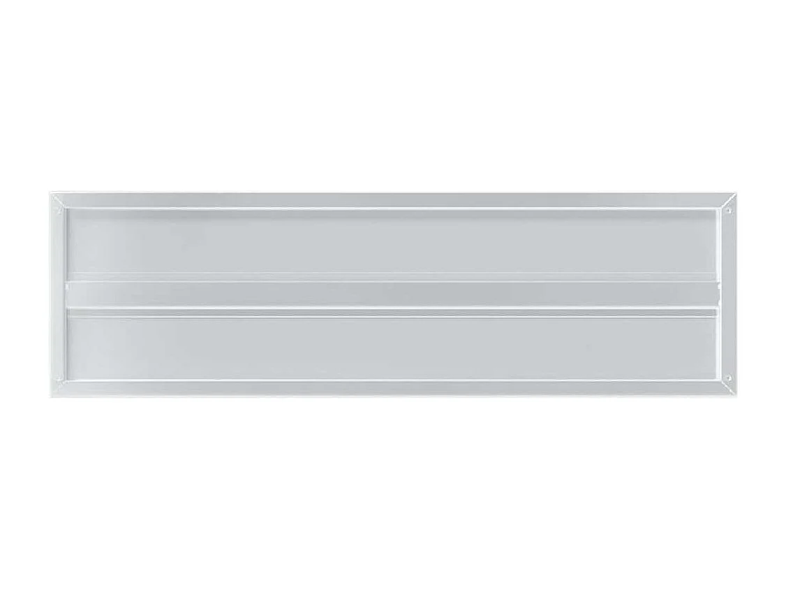 Mensole a Muro 2 pz 100x30x3 cm Argento in Acciaio Inossidabile