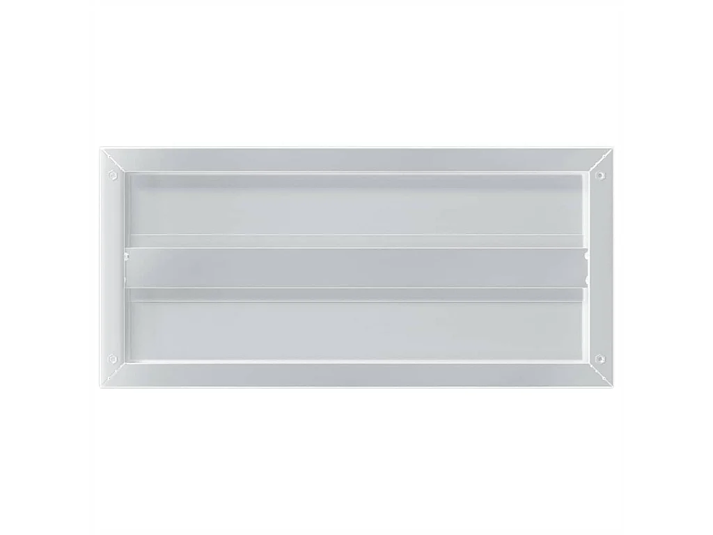 Étagères murales 2 pcs 50x23,5 cm argenté acier inoxydable