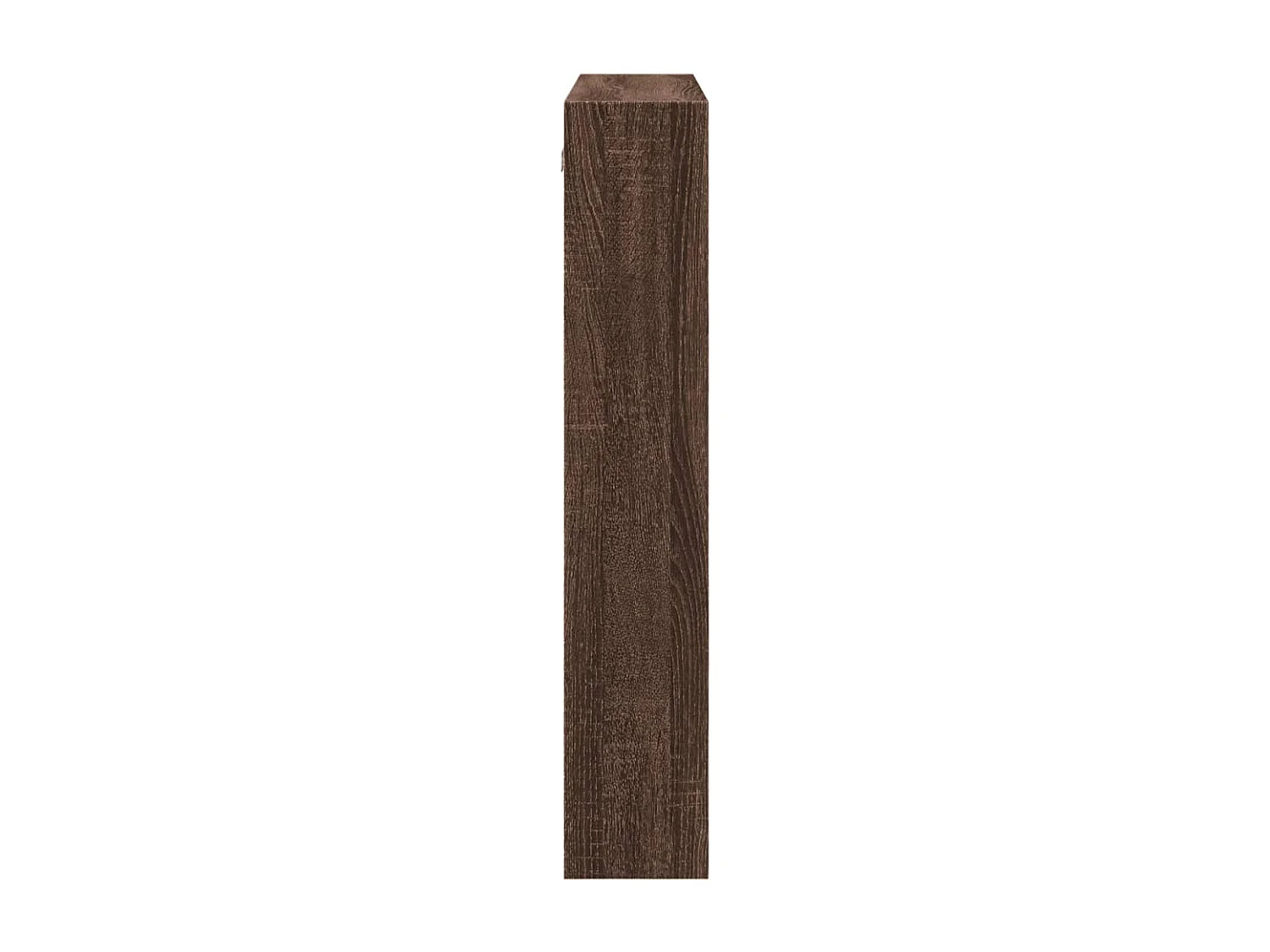 Wandschrank Braun Eichen-Optik 80x15x80 cm Holzwerkstoff