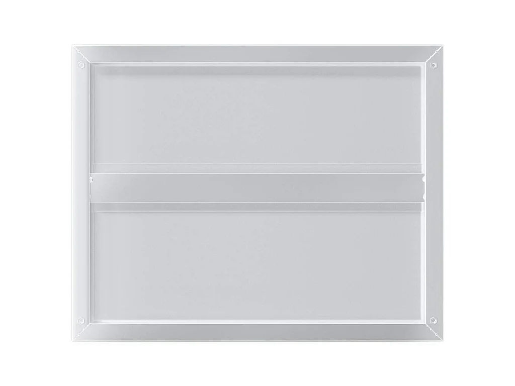 Mensole a Muro 2 pz 50x40 cm Argento in Acciaio Inossidabile