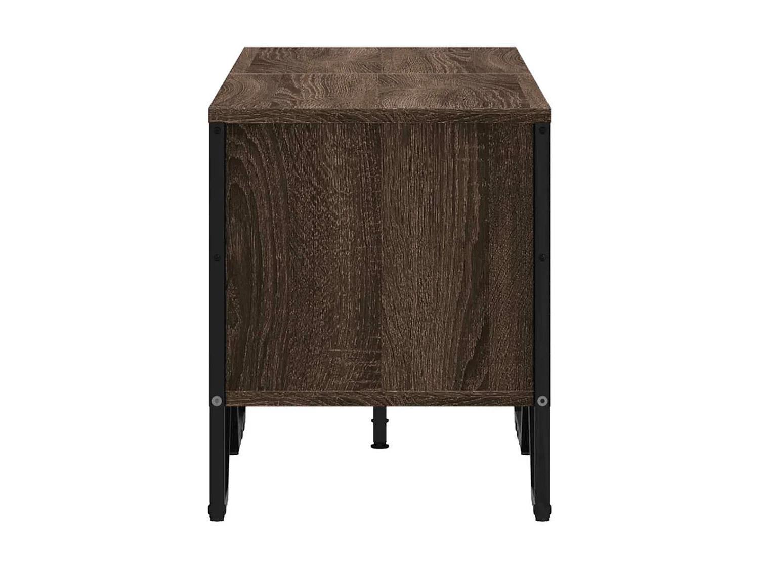 Tv-meubel 122x34x41 cm bewerkt hout bruin eikenkleurig