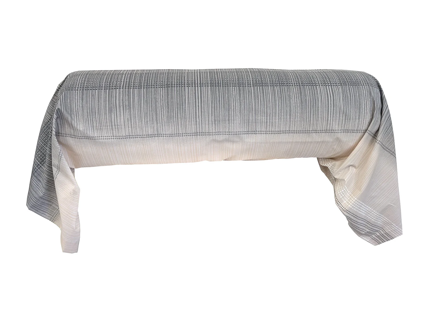 Taie de traversin 240x43 cm percale coton ESTEBAN Beige