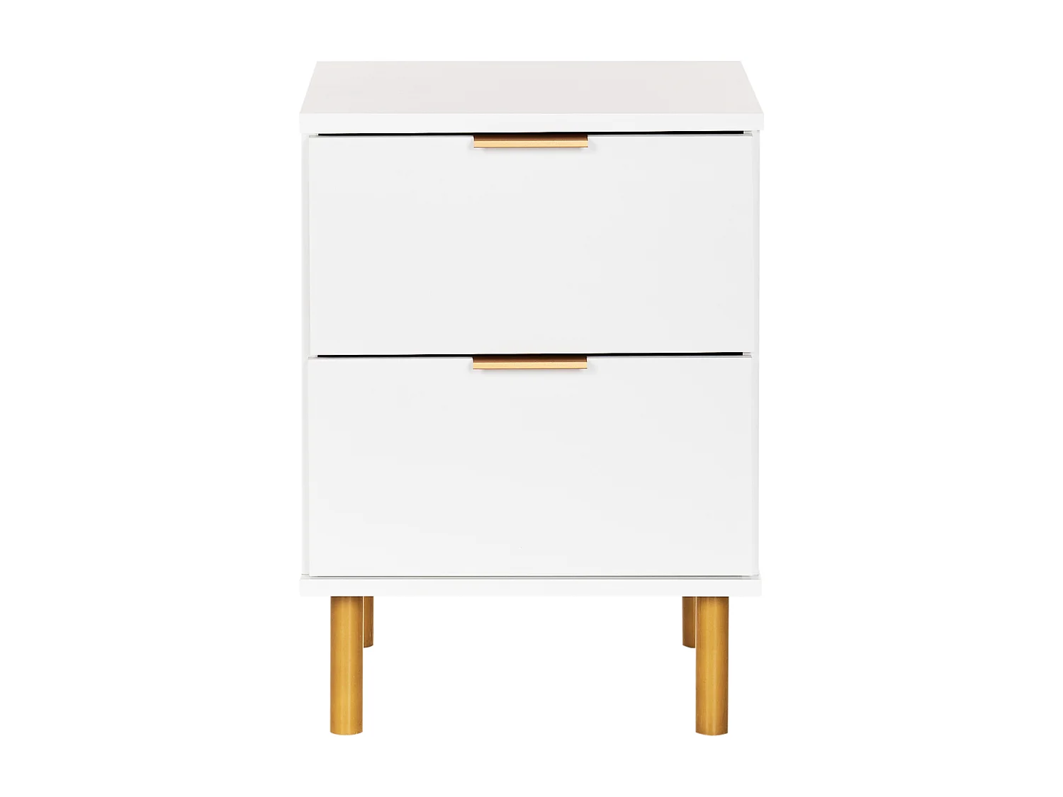 Comodino 2 cassetti WALPOLE Bianco