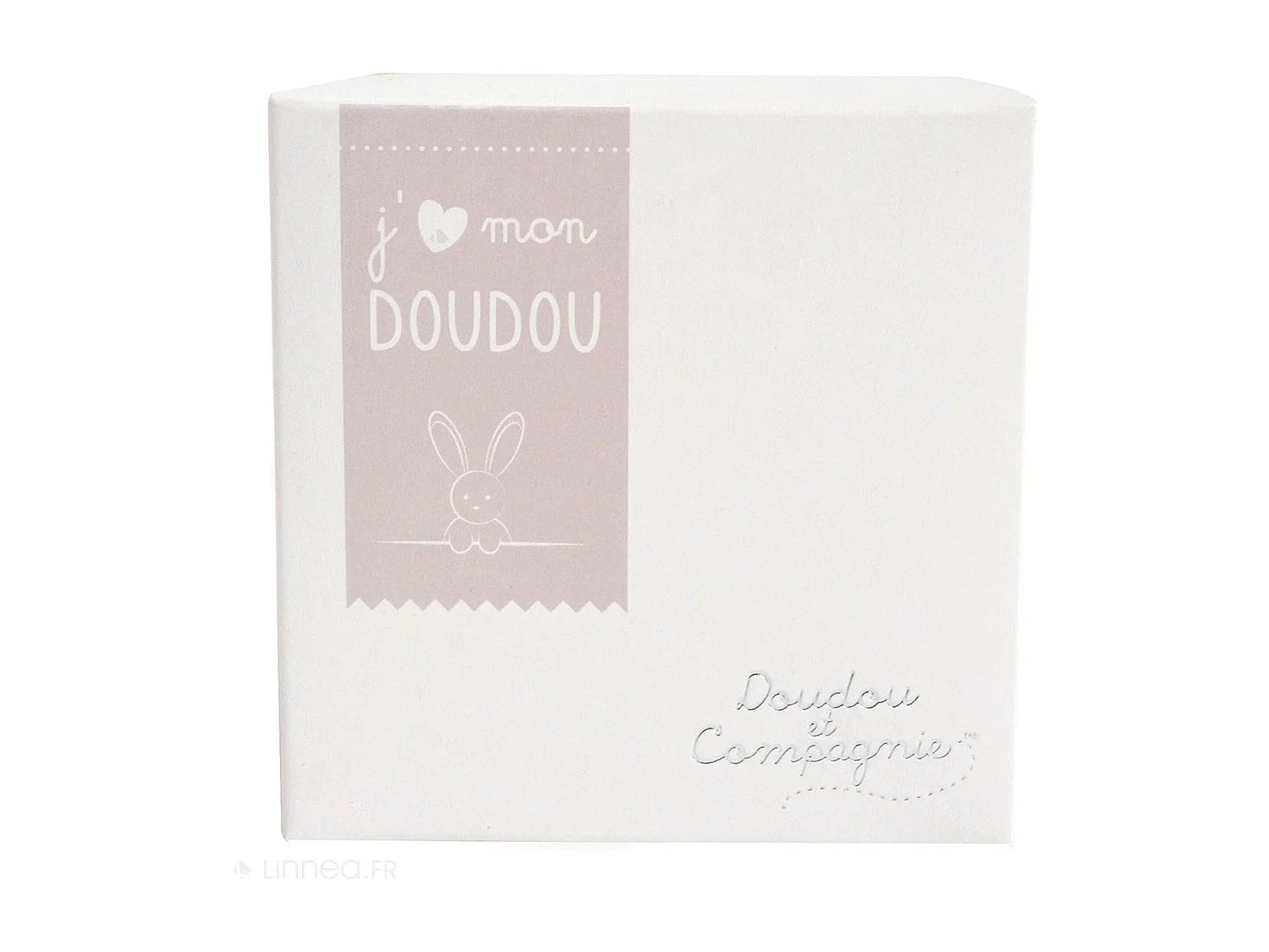 Doudou ours 10 cm polyester collection J'AIME MON DOUDOU beige naturel