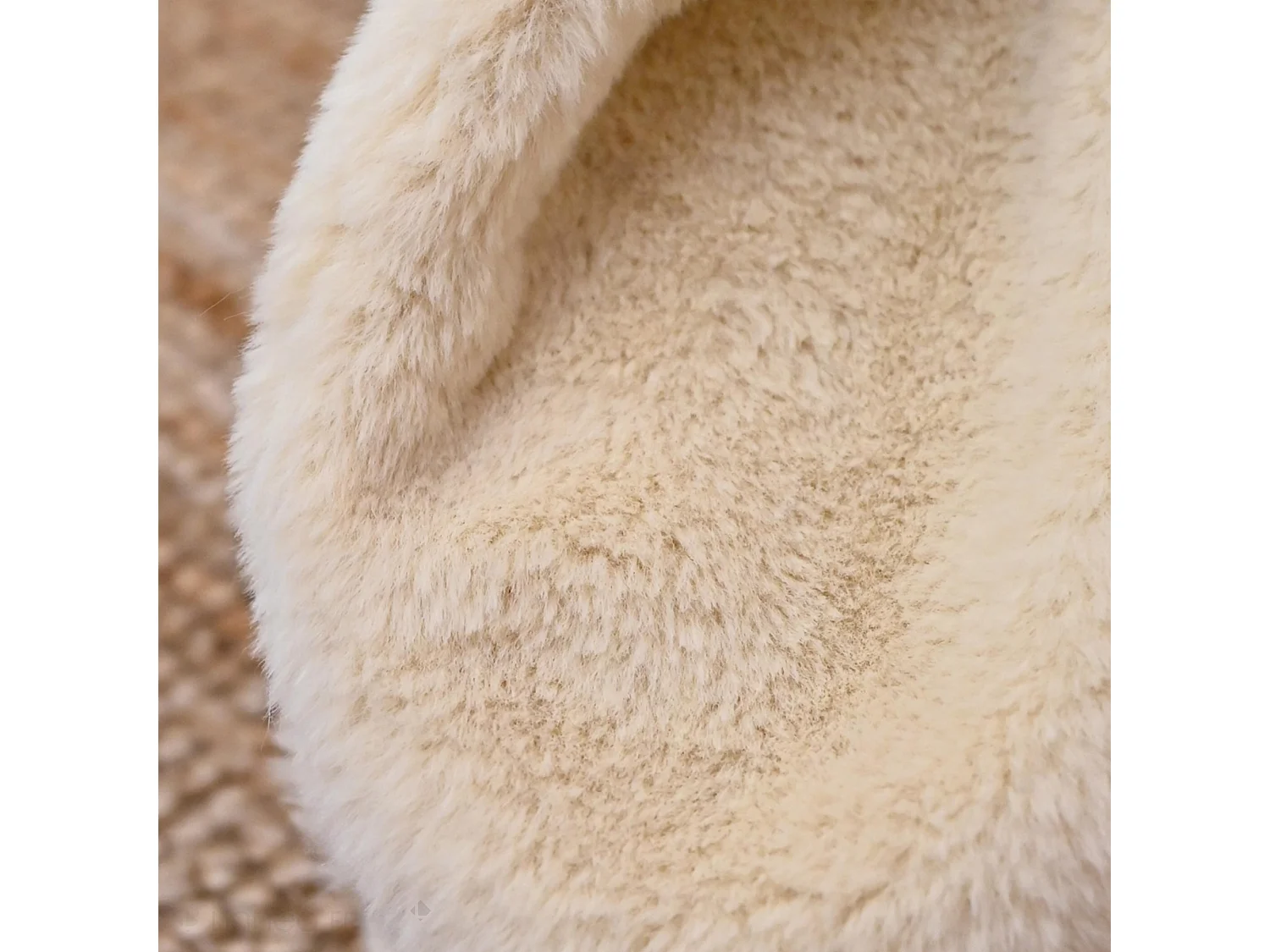 Peluche lapin 32 cm polyester collection LE LAPIN beige vanille