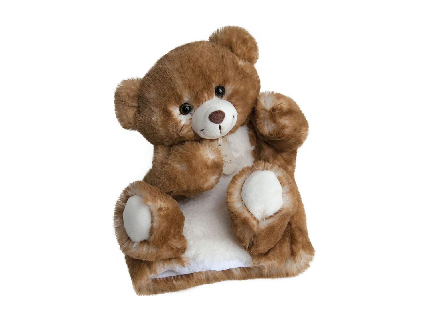Doudou marionnette 25 cm polyester DOUCE MARIONNETTE ours marron