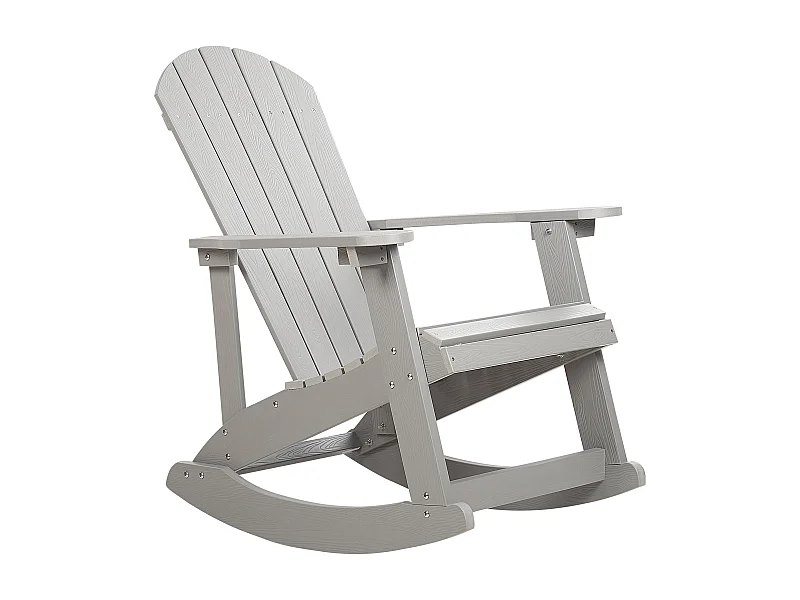 Garten-Schaukelstuhl ADIRONDACK Hellgrau
