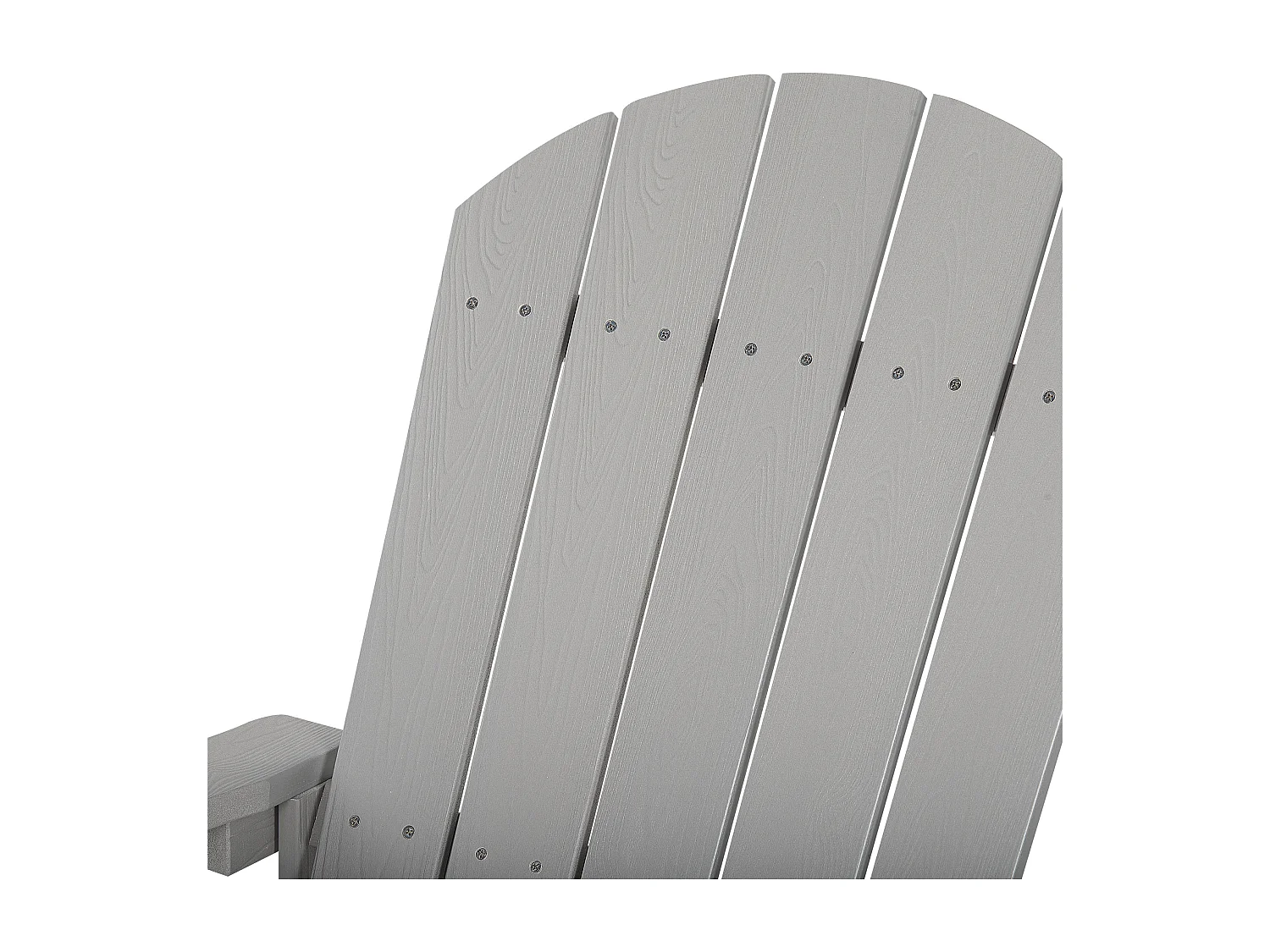 Fauteuil à bascule de jardin ADIRONDACK Gris clair