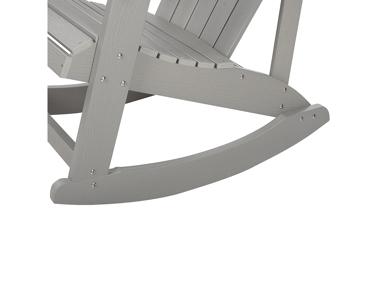 Fauteuil à bascule de jardin ADIRONDACK Gris clair