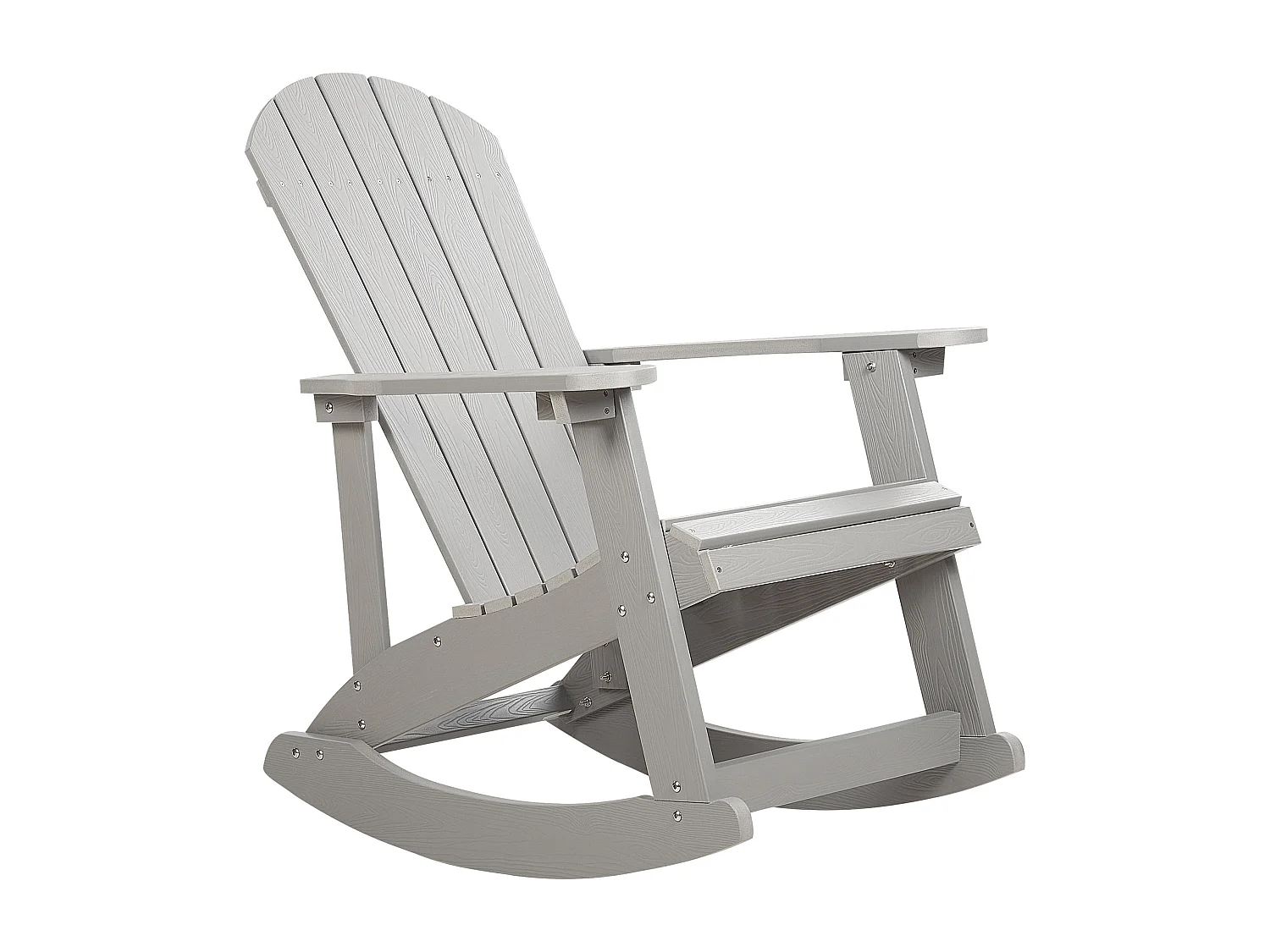 Garten-Schaukelstuhl ADIRONDACK Hellgrau