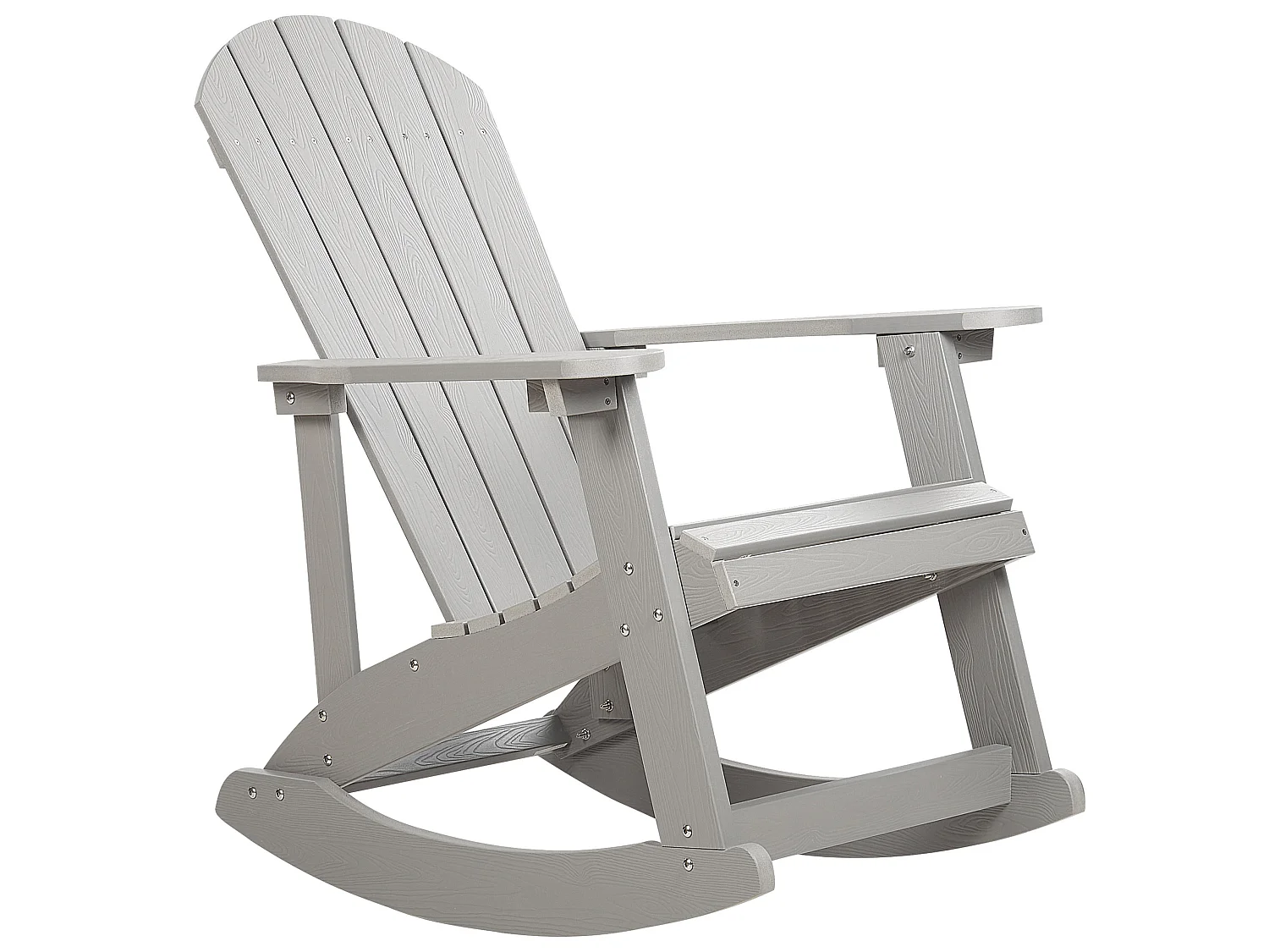 Garden Rocking Chair ADIRONDACK Light Grey