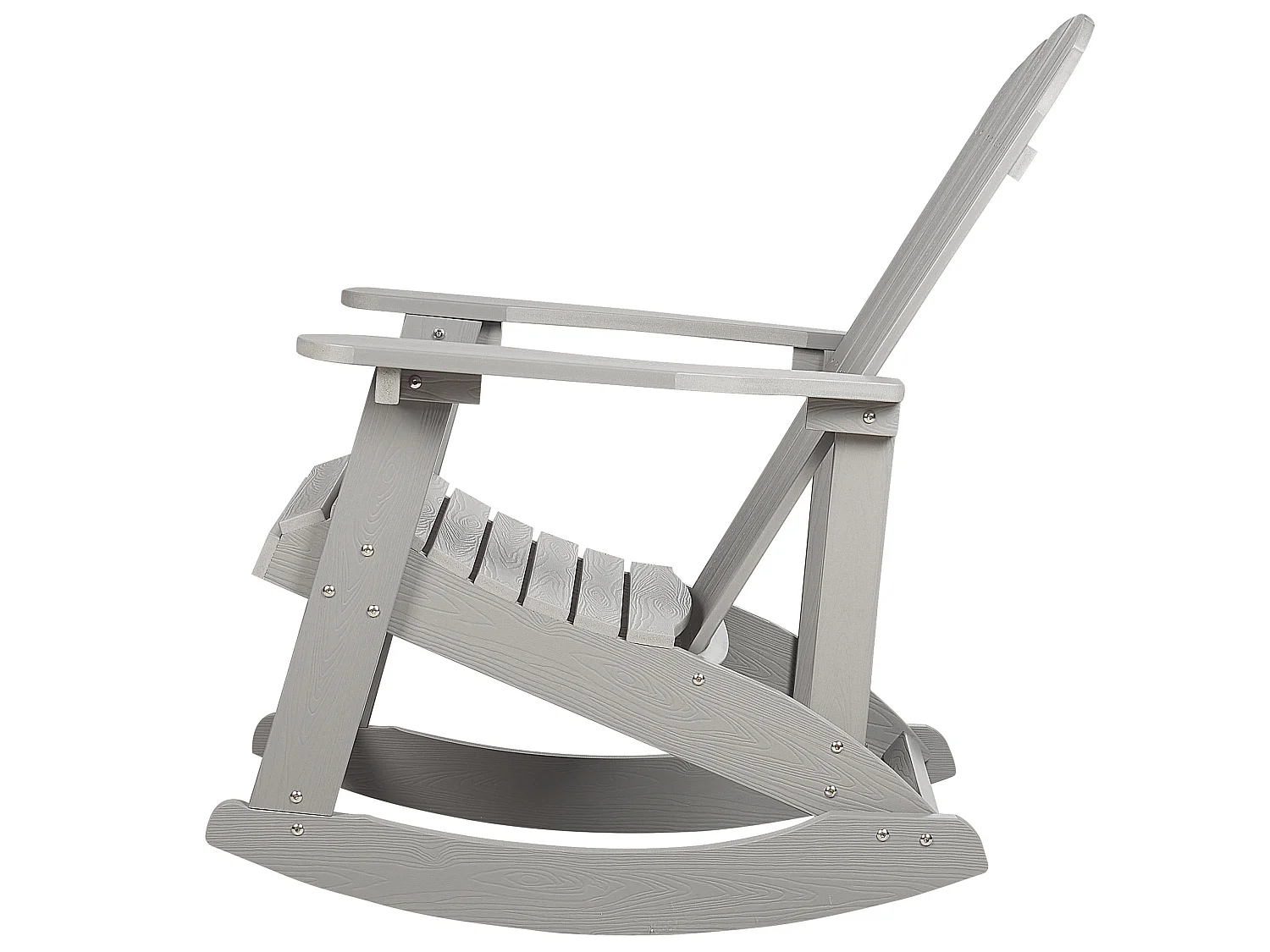 Garden Rocking Chair ADIRONDACK Light Grey