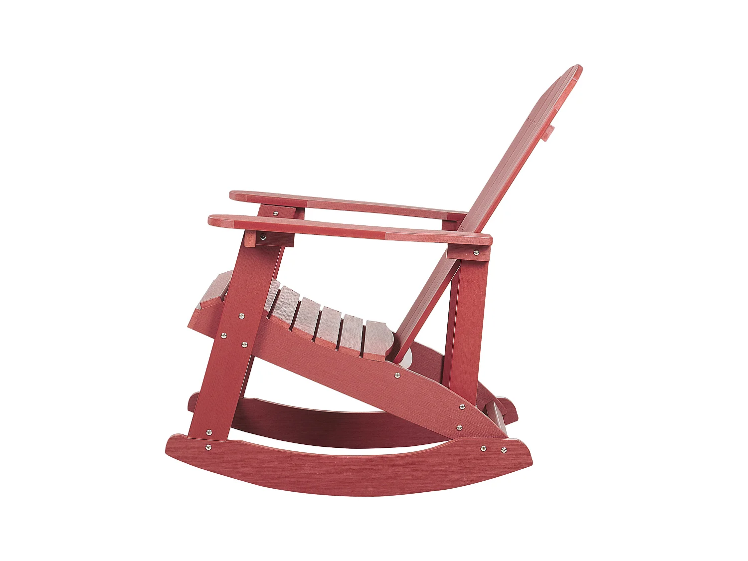 Fauteuil à bascule de jardin ADIRONDACK Rouge