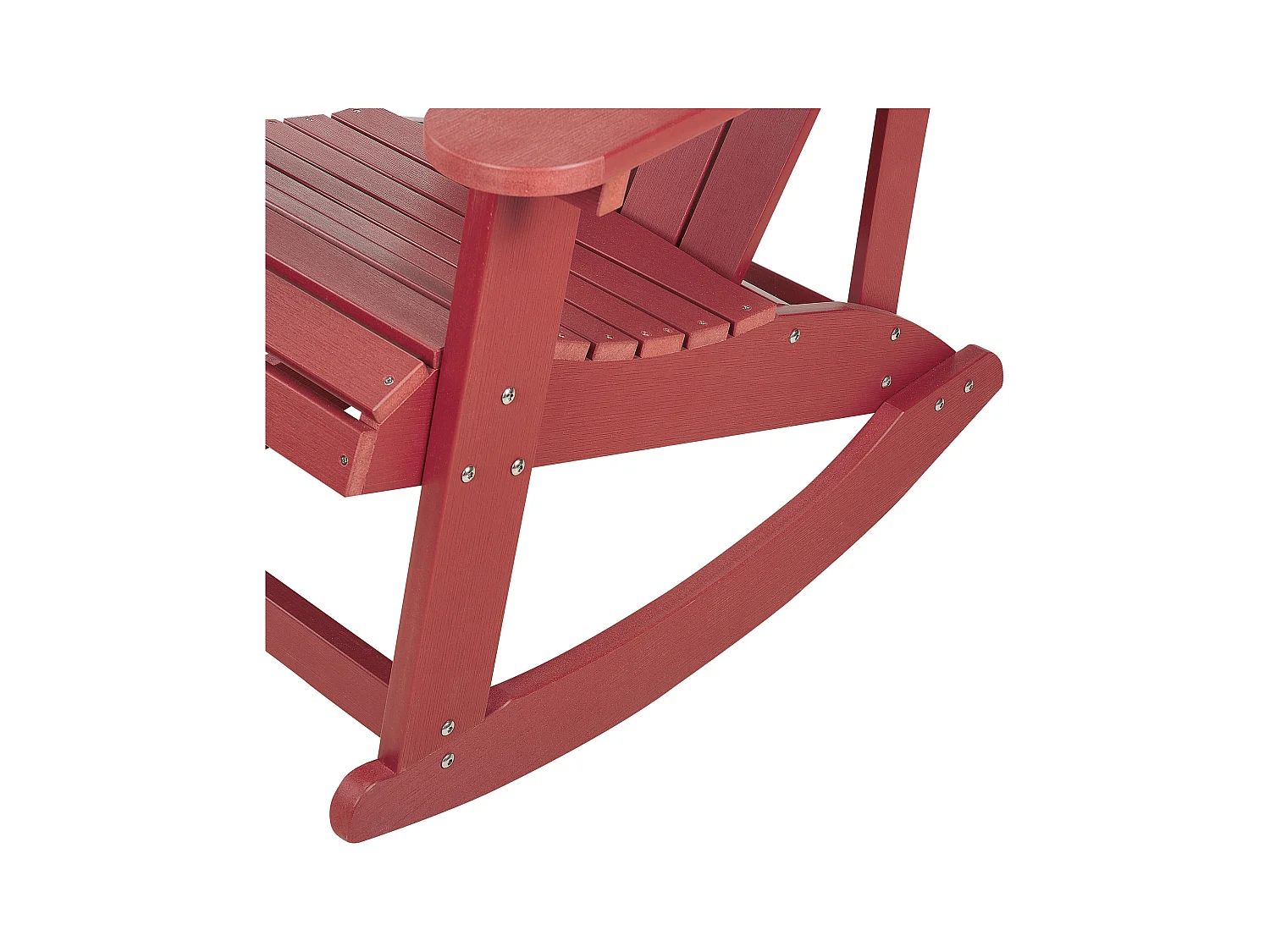 Fauteuil à bascule de jardin ADIRONDACK Rouge