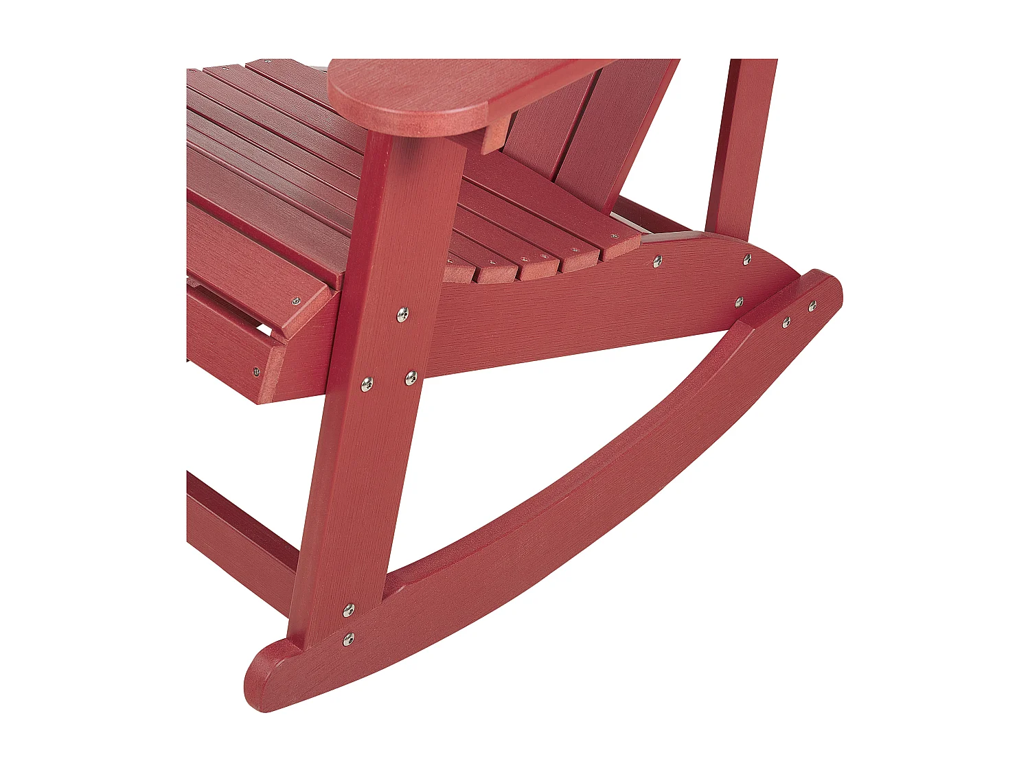 Fauteuil à bascule de jardin ADIRONDACK Rouge