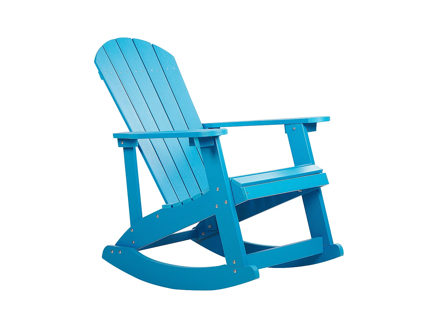 Fauteuil à bascule de jardin ADIRONDACK Bleu
