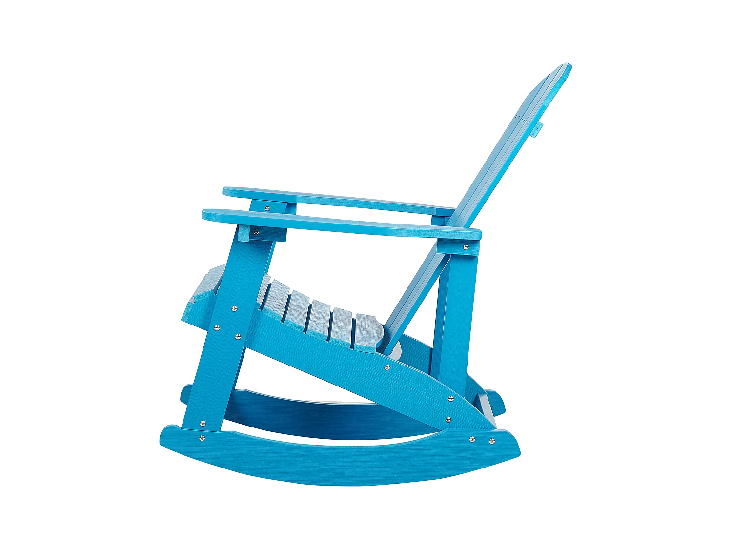 Fauteuil à bascule de jardin ADIRONDACK Bleu