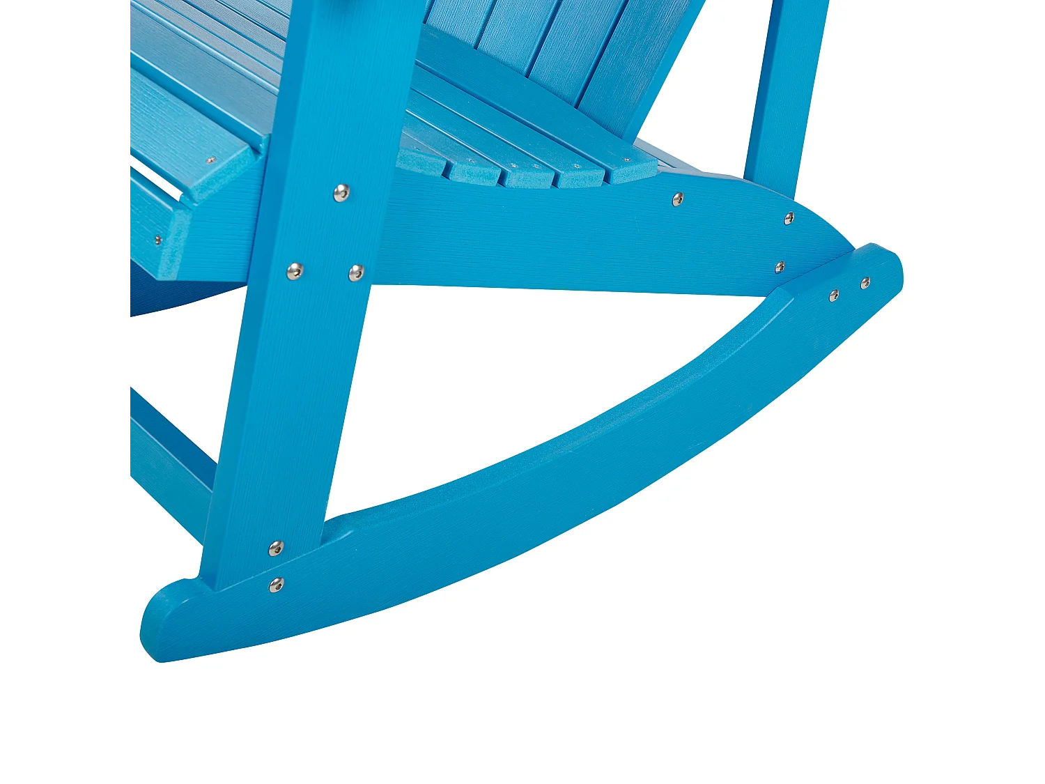 Fotel bujany ogrodowy ADIRONDACK Niebieski