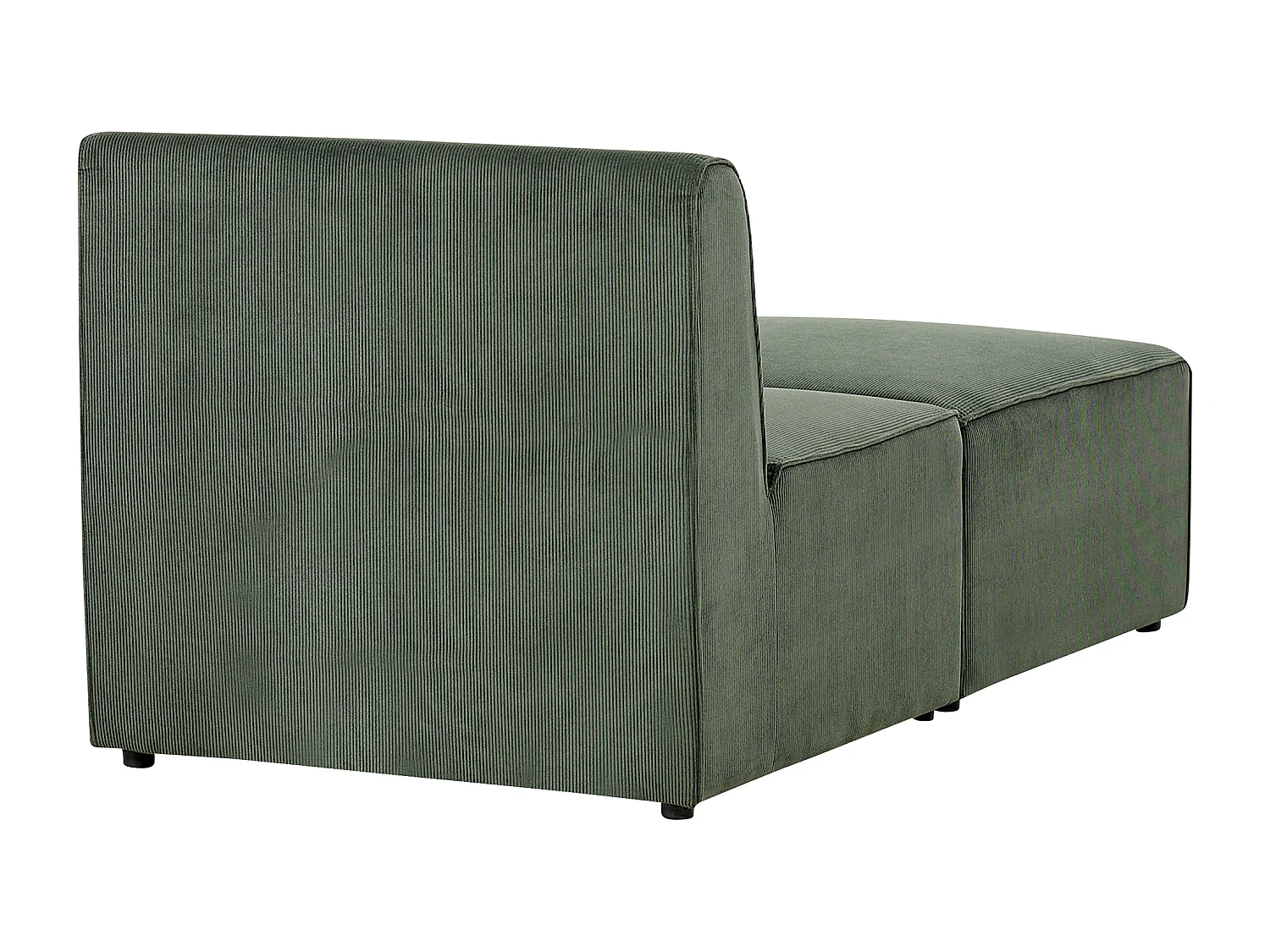 Chaiselongue LEMVIG Cord Dunkelgrün