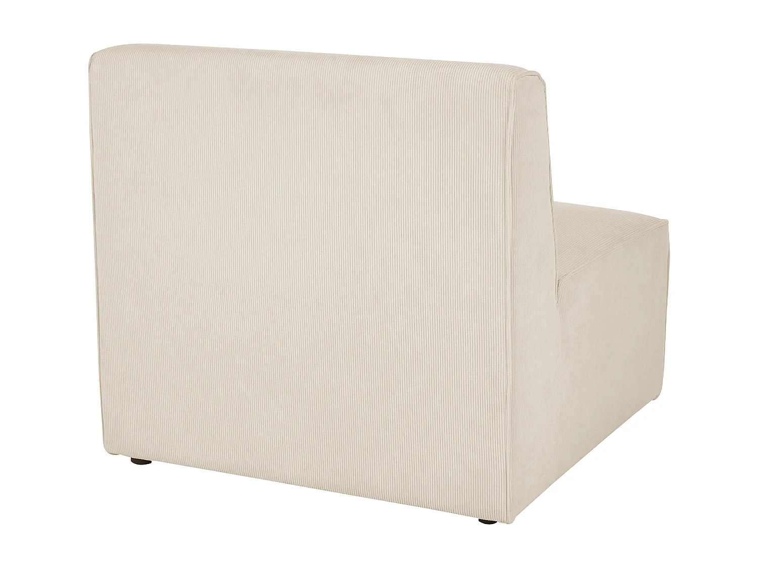 Chaise longue LEMVIG Corduroy Lichtbeige