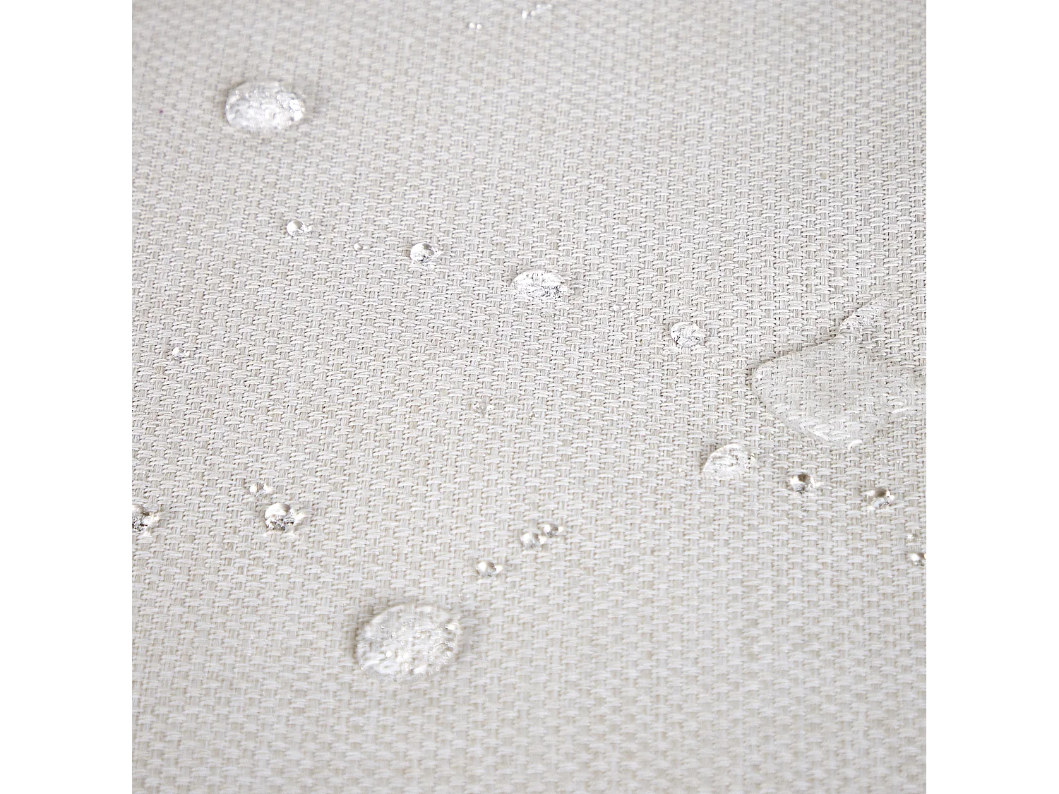 Ensemble de housses de coussins d'extérieur CASTELLA Blanc cassé