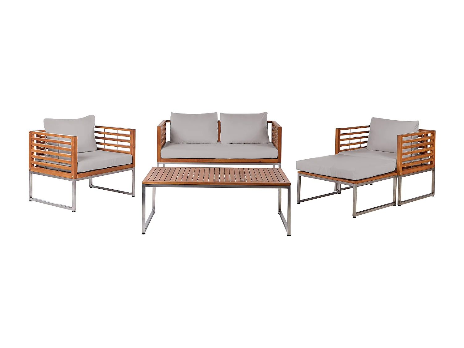 Set di copricuscini per esterni BERMUDA Grigio