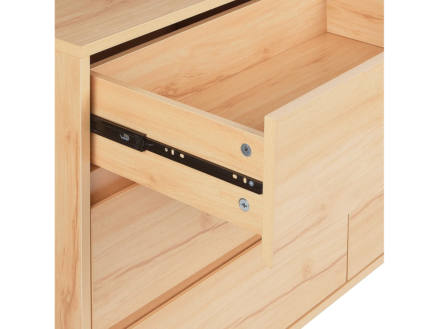 Commode à 6 tiroirs SARDIS Marron clair