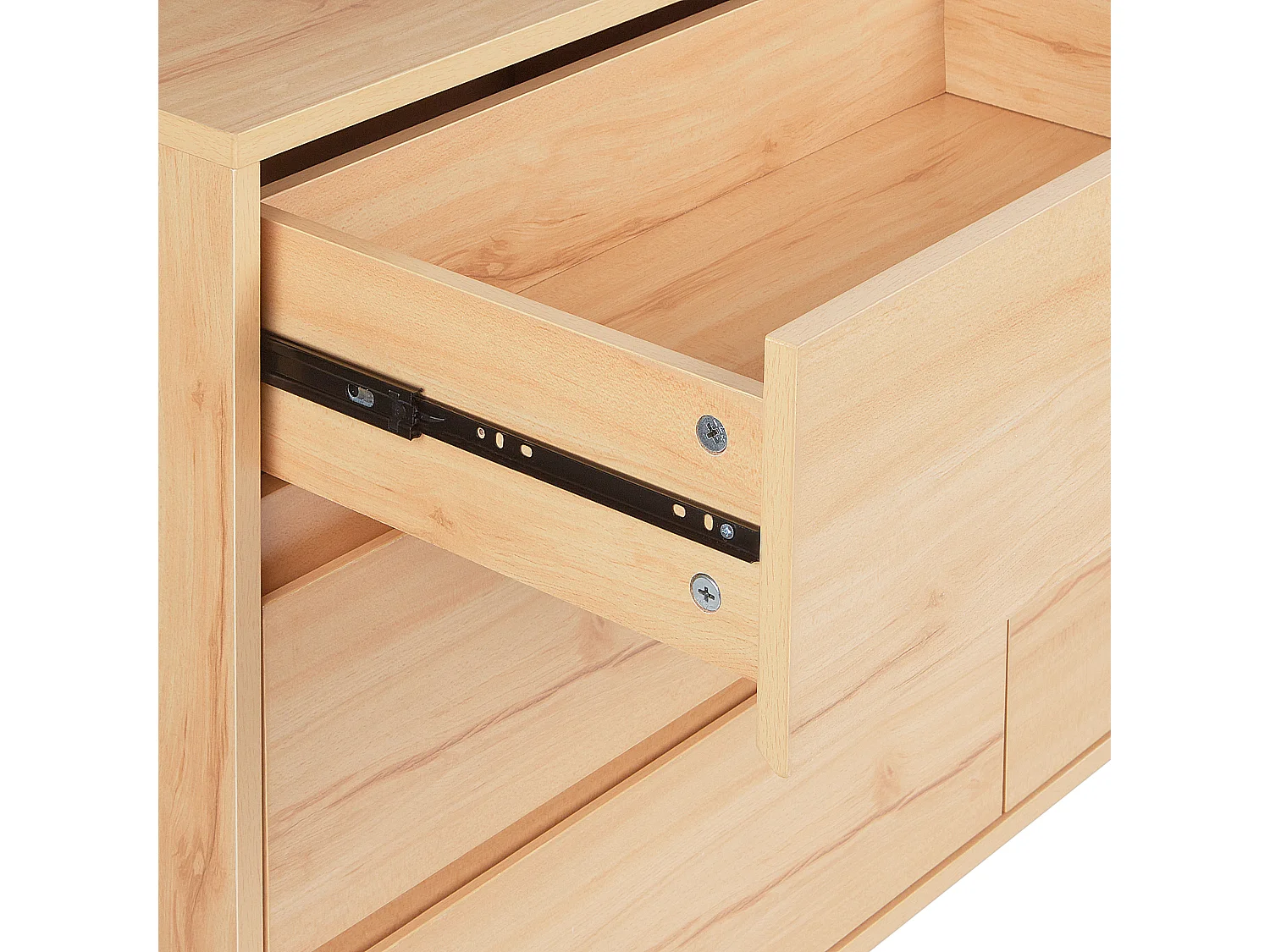 Kommode mit 6 Schubladen SARDIS Hellbraun